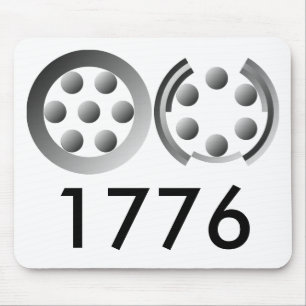 Centesimal 1776 by Kenneth Yoncich Mouse Pad
