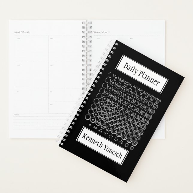 Centesimal Number Chart L-S by Kenneth Yoncich Planner (Display)