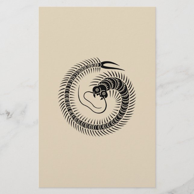 Centipede circle stationery (Front)