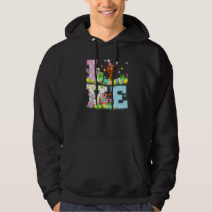 Centipede Easter Egg Hunt Funny Love Centipede Eas Hoodie