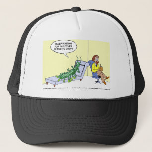 Centipede In Therapy Funny Gifts Tees Mugs Etc Trucker Hat