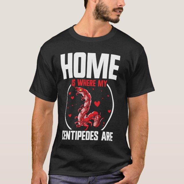 Centipede Lover Insect Acessories Arthropod Giant  T-Shirt (Front)