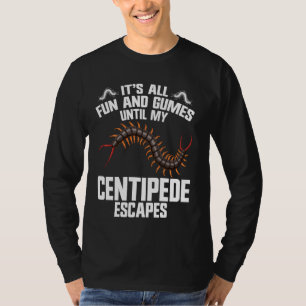 Centipede Owner Entomologist Terrarium Giant Centi T-Shirt