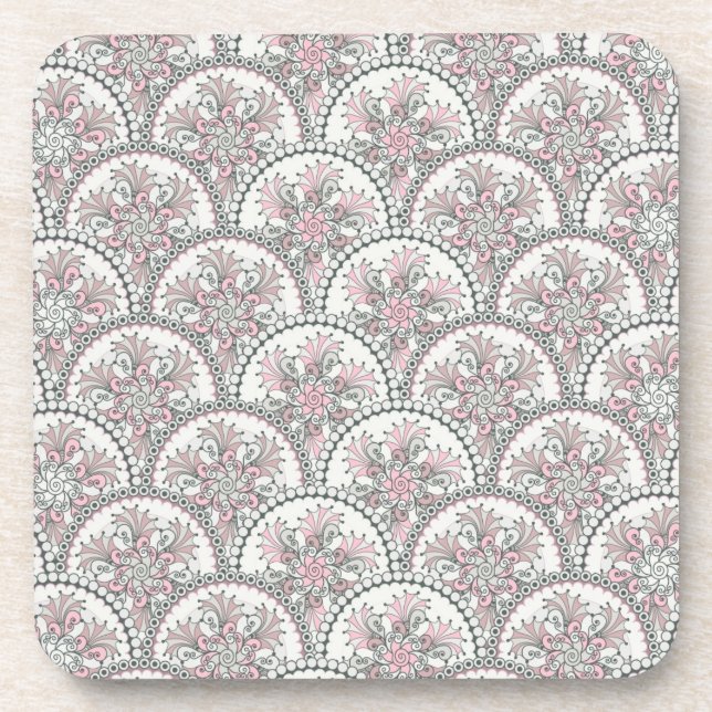 Centle Vintage Pattern Coaster (Front)