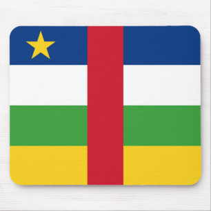 Centrafrique Flag Mousepad