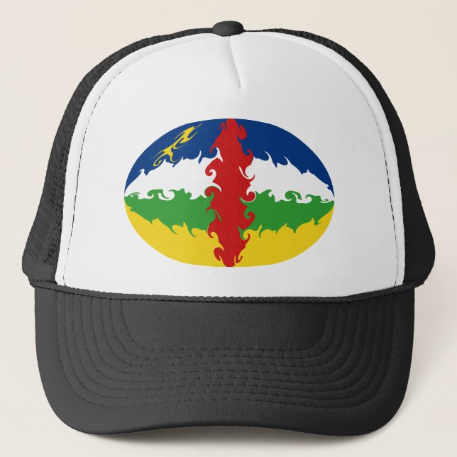 Centrafrique Gnarly Flag Hat (Front)