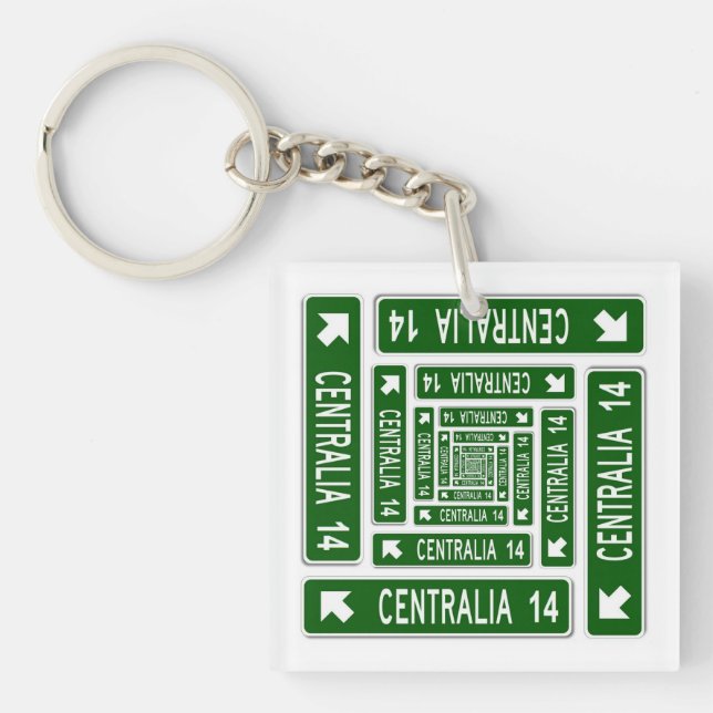 Centrailia PA Key Ring (Front)