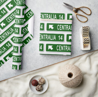 Centrailia PA Wrapping Paper
