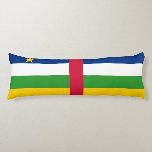 Central African Republic Flag Body Cushion (Front)
