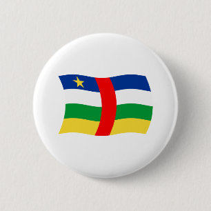 Central African Republic Flag Button