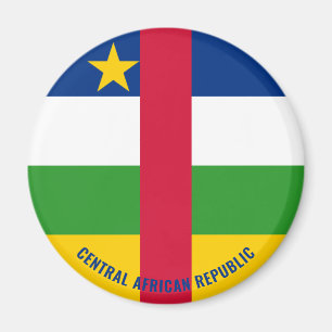 Central African Republic Flag Charming Patriotic Magnet