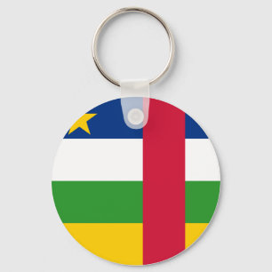 Central African Republic Flag Key Ring