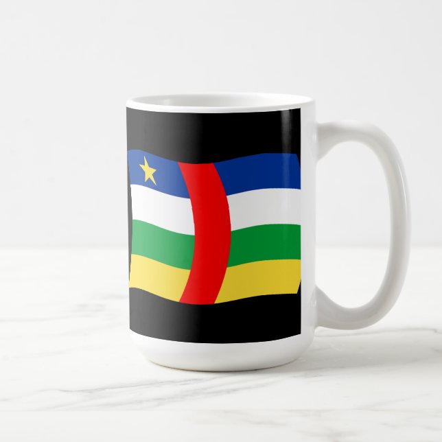 Central African Republic Flag Mug (Right)