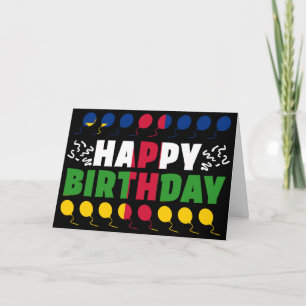 Central African Republic Flag Patriotic Birthday Card