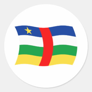 Central African Republic Flag Sticker