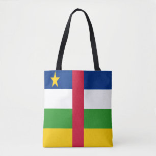 Central African Republic Flag Tote Bag
