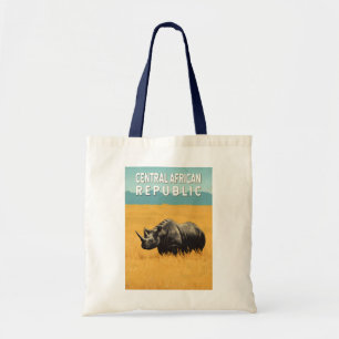 Central African Republic Illustration Travel Art Tote Bag