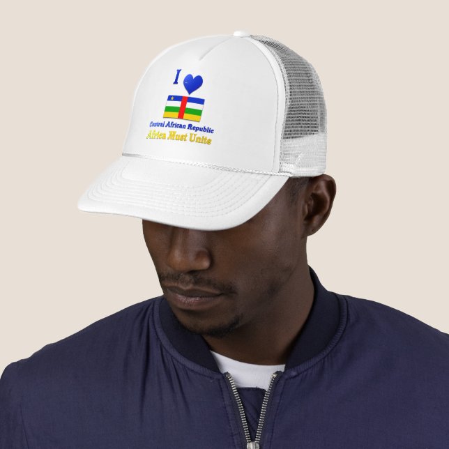 Central African Republic Trucker Hat (In Situ)