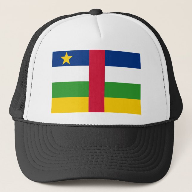 central african republic trucker hat (Front)