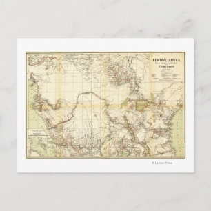 Central AfricaPanoramic MapCentral Africa Postcard