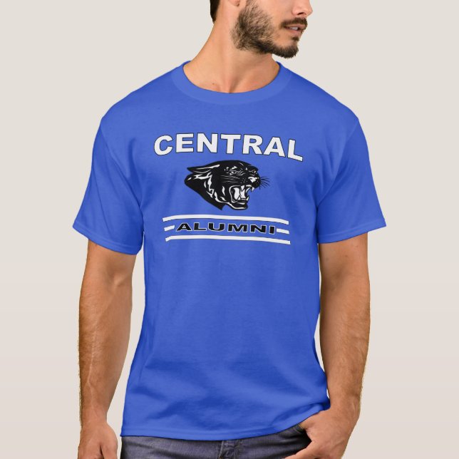 Central Alumni Deep Royal Blue T-Shirt (Front)