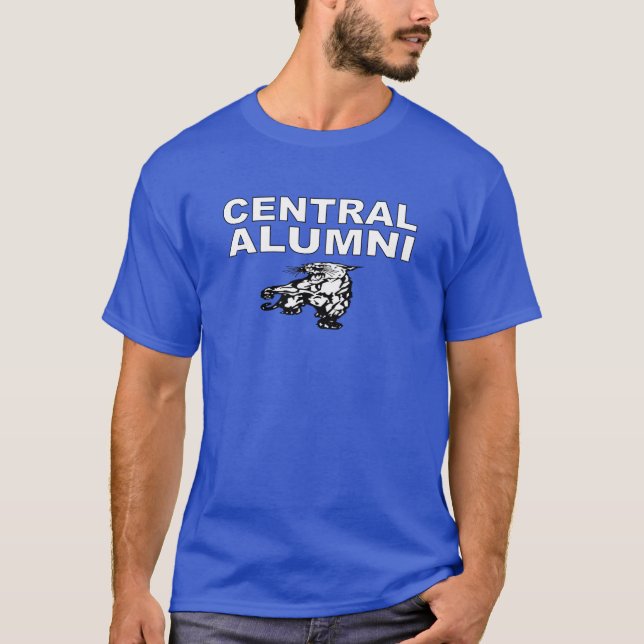 Central Alumni Deep Royal Blue T-Shirt (Front)