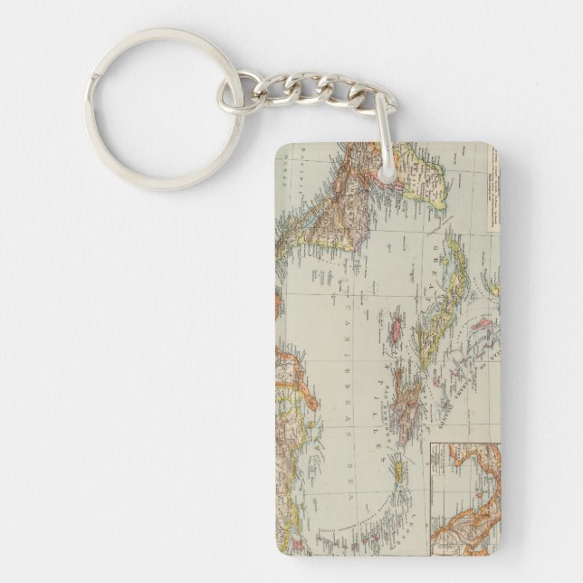 Central America 2 Key Ring (Front)
