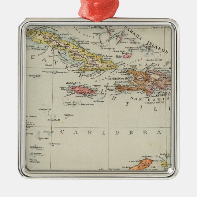 Central America 2 Metal Tree Decoration (Front)