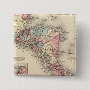 Central America 5 15 Cm Square Badge