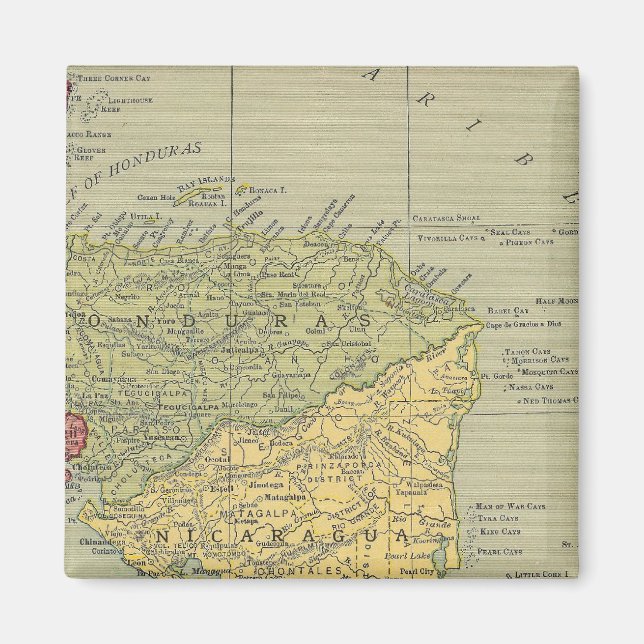 Central America 5 Magnet (Front)