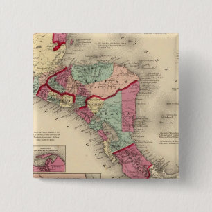 Central America 6 15 Cm Square Badge