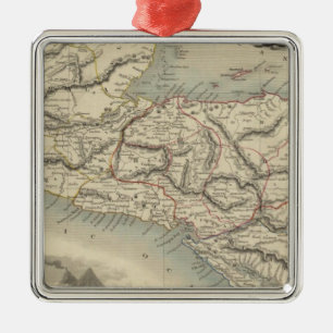 Central America 7 Metal Tree Decoration