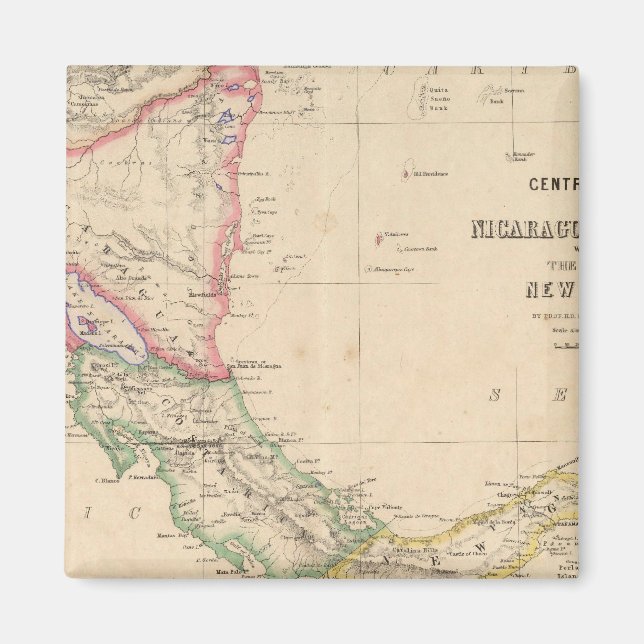 Central America 9 Magnet (Front)