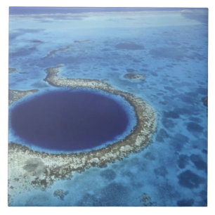 CENTRAL AMERICA, Belise, Large coral reefs off Tile