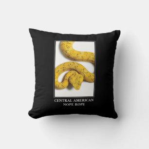 Central American Nope Rope - Viper Snake Danger Cushion