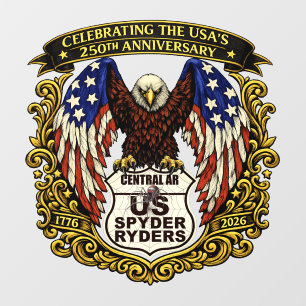 Central AR Chapter - Decal Eagle USA250