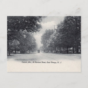 Central Ave, East Orange, New Jersey, Vintage Postcard
