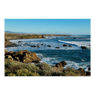 Central CA Coast Splash & Splendor Poster