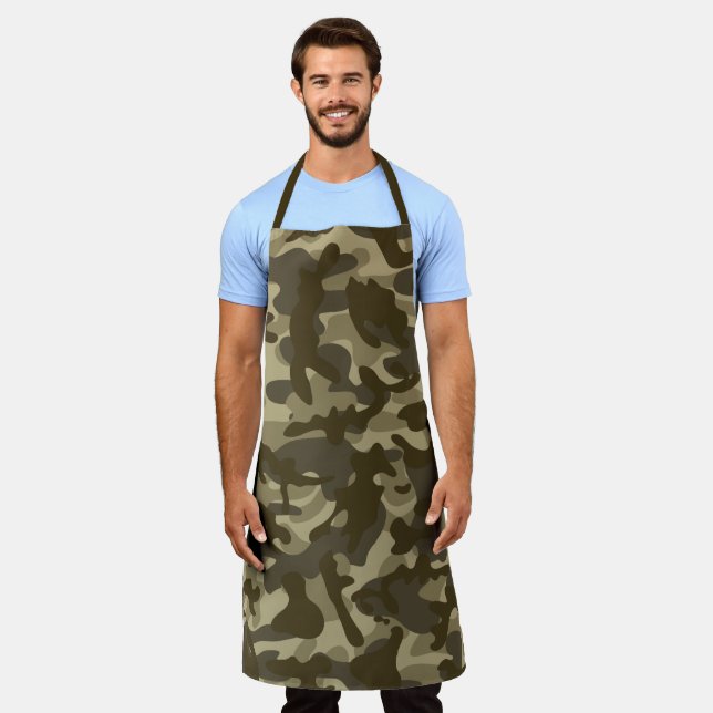 Central Camouflage Apron (Worn)