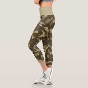 Central Camouflage Capri Leggings