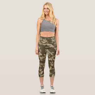 Central Camouflage Capri Leggings