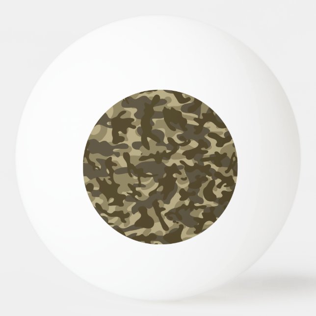 Central Camouflage  Ping Pong Ball (Front)