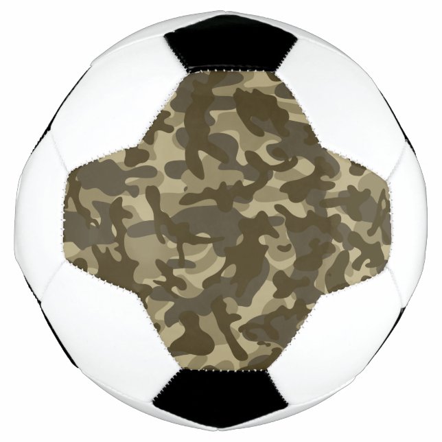 Central Camouflage  Soccer Ball (Front)