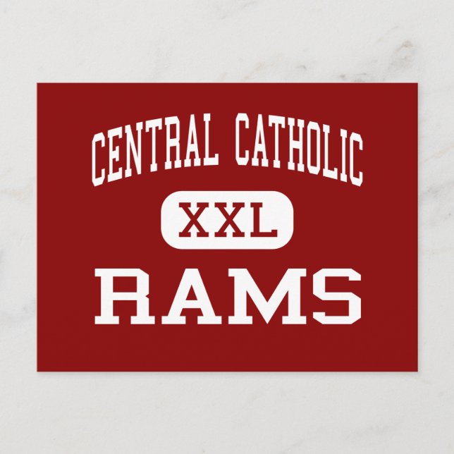 Central Catholic - Rams - High - Portland Oregon Postcard (Front)