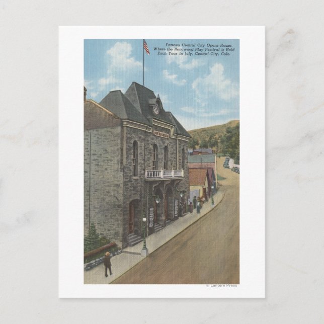 Central City, Colorado - City Opera House Postcard (Front)