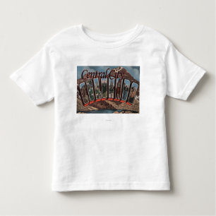 Central City, Colorado - Large Letter Scenes Toddler T-Shirt