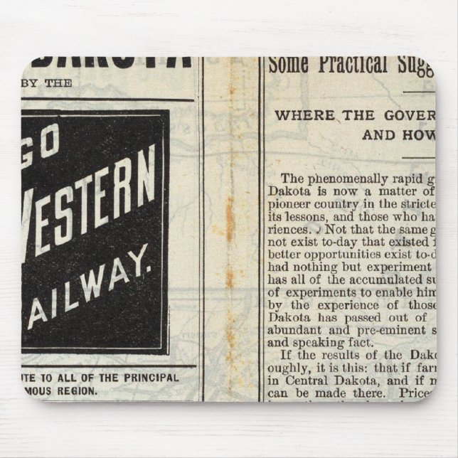 Central Dakota Mouse Pad (Front)