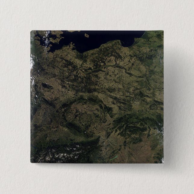 Central Europe 15 Cm Square Badge (Front)