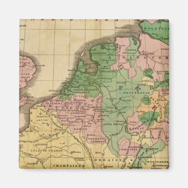 Central Europe 2 Magnet (Front)