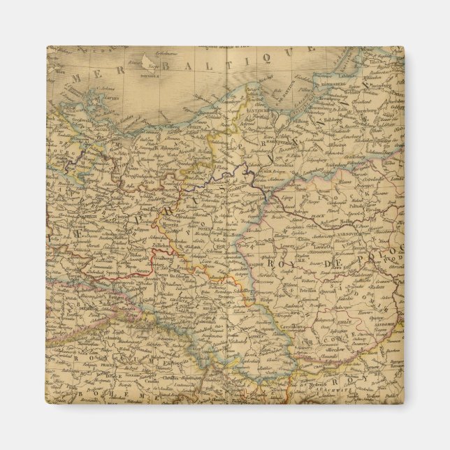 Central Europe 3 Magnet (Front)